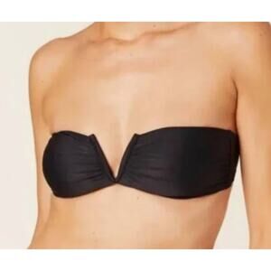 ANDIE Swim - The Scala Top - Black - Size S - NWT